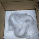 White knot sculpture, three-knot sculpture white home decor accent, suitable for rustic-style coffee table stands, living room TV cabinets, dining tables, entryway shelves, and small decorations.