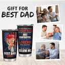 Gifts for Dad from Daughter, Son - Birthday Gifts Birthday Gift, Fathers Day - Christmas from Daughter Son Wife - Present, New Dad Gifts for Men-Tumbler 20oz