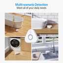 5 Pack Water Leak Detectors for Home, Stechro 4 Levels Adjustable Audio 0-120dB Water Sensor Alarm Leak Detector with Leak and Drip Alert, IP66 Water Leak Sensor for Basements Kitchen Sink Laundry