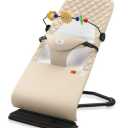 Baby Bouncer, Bouncer Seat for Babies 0-12 Months,Ergonomic Baby Seat