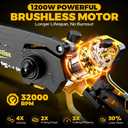 Cordless Mini Chainsaw Compatible with Dewalt 20V MAX Battery, 6 Inch & 8 Inch Small Electric Chainsaw Brushless, 2x 6'' + 2x 8'' Chains, Auto Oiler, Handheld Pruning Tree Saw (Tool Only)