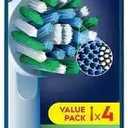 Oral B Cross Action Electric Toothbrush Replacement Brush Heads Refill, 4Count