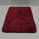 PowerSellerUSA 17"x24" Memory Foam Bath Rugs for Indoor Use, Anti-Fatigue Mats with Non Slip Backing, Thick Resilient Foam with Ultra Soft Durable Absorbent Bathroom Mat, Washable Floor Mat - Burgundy