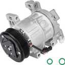 Air Conditioner AC Compressor with A/C Clutch Fits for Nissan Altima 2.5 2.5L S SR Base Sense Advance 2013 2014 2015 2016 2017 2018 (Without SL and SV), Replaces CO 29074C, w/One Plug
