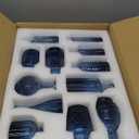 24Pcs Blue Glass Bud Vases Set, Small Vases for Flowers, Perfect for Centerpieces at Parties, Baby Showers, Weddings, Events, Graduation Season, Great Gifts for Office & Home Dcor
