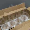 SUPMIND 7Pcs Glass Cylinder Vase for Centerpieces Clear Glass Flower Vases Bulk, Glass Hurricane Candle Holder Tall 8 Inch Floral Vases for Table, Floating Candle Vases for Wedding Home Décor