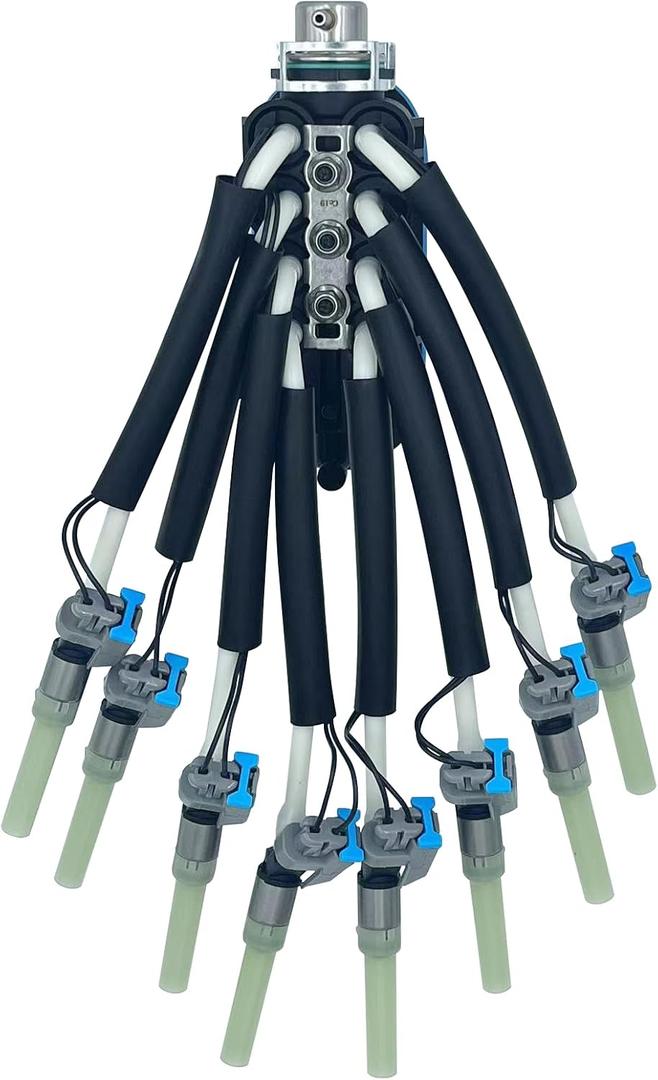 Spider Injectors 5.0L 5.7L, FJ504 Fuel Injector 8 Cylinder for 1996-2002 Chevy GMC Suburban Express Savana Tahoe Escalade V8 w/Bracket, OE 93441235 FJ504