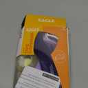 Eagle Automatic Tape Dispenser, Tape Gun, Single Handheld Design, Free 1 Roll of 0.5 Inch (12 mm) and 1 Roll of 0.75 Inch (19 mm) Tapes (Purple)