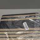 Lahome Elance Striped Easy Jute Washable Rug, 3x5 Outdoor Porch Patio Entryway Rug Indoor Outdoor Carpet for Living Room, Farmhouse Neutral Non Slip Black Carpet for Backyard Bedroom Kitchen