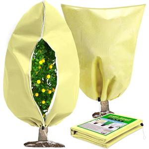 DQS 4 Pack Plant Covers Freeze Protection, 31.4" x47.2" Winter Frost Protection Blankets Frost Cloth,Suitable for Outdoor Winter Frost, Cold Weather, shrubs, Trees, Jackets, and coverings