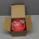 Lallisa 100 Pcs 12oz Red Disposable Plastic Bowls Dessert Cups Ice Cream Snack Salad Soup Food Serving Bowls for Valentine 4th of July Independence Day Christmas Party Favor Picnic