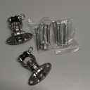 SELEWARE Silent Bearing Swivel Swing Hangers Stainless Steel Swing Hooks Ceiling Mount Swing Bracket for Aerial Yoga Silks Swing Chair Heavy Bag Swing Set Indoor Outdoor Swing 2 Pack