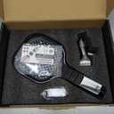 Handheld Shower Head with Extra Long Hose, 8 Setting Square Detachable Hand Held Spray with Upgrade Button & On Off Switch, 79" Hose - Chrome