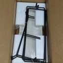 MALACASA 3 Tier Serving Tray, Porcelain Tiered Cupcake Stand, Ceramic Elevated Serving Platter with Collapsible Sturdier Rack,Series PLAT (White, 14 Inch)