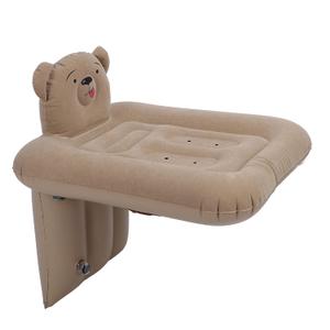Zerodis Toddler Travel Bed Portable Inflatable Car Bed for Kids Includes Safety Belt 31.5 X 23.62 X 32.28in for Home Camping Traveling
