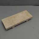 Stone Sink Tray, 8.66 x 3.54 x 1.42 Inches Travertine Tray, Soap Stand for Kitchen Sink, Marble Bathroom Tray for Razors, Jewelry, Toothbrush Holders, Hand Soap