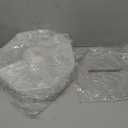 Ice Serving Lazy Susan, Chilled Food Containers with 4 Removable Dishes and Smooth Rotating Tray, Condiment Server with Separate Lids, for Bar Accessories, Fruit, Salad, Taco, Party Garnish