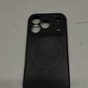 Miracase Magnetic for iPhone 17 Pro Case, Compatible with MagSafe, Integrated Silicone Camera Control Cover, 3.0mm Thicken Shockproof Drop Protection Phone Case for 17 Pro, Black