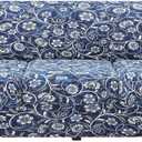 hyha Couch Cover, Floral Pattern, Stretch, Printed, 4 Pieces, Sofa Slipcovers, for 3 Separate Cushion Couch, Washable Furniture Protector for Dogs(Sofa, Baroque)