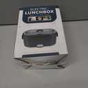 Vingud Electric Lunch Box for Adults, Heated Lunch Box for Men Women with Dual 1.5L SS Containers, Portable 80W Food Warmer for Car/Truck, Lonchera Elctrica Porttil Christmas White Elephant Gifts (Velvet+Blue)