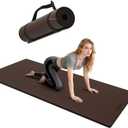 Yoga Mat Thick8mmExercise Mat Non Slip Anti-tear,Pilates Mat for Men and Women,Workout Mats for Home,Barefoot Workouts and Floor Exercise,with Carrier Strap(71"x 24")