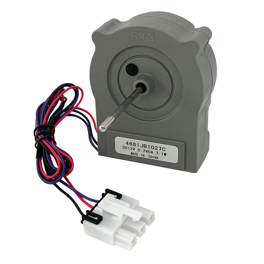 4681JB1027C Refrigerator Evaporator Fan Motor Replacement Compatible with LG Kenmore Freezer, Replaces 4681JB1027V 4681JK1004E AP4507961 PS3523323 EAU60694512 EAP3523323