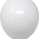 Allgala Latex Balloons for Parties | Helium Grade Bulk Balloon Pack | Ideal for Birthday Party Decorations, Baby Shower, Christmas Party | Colored Balloons for Events | 100ct 12" - White