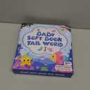 4-Pack Baby Books 0-6 Months, Baby Crinkle Books, Touch and Feel Sensory Toy for Babies, Infant Toys 0-6 Months, Soft Fabric Toy Shower Gift - 6 Pages Blue