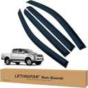 Window Visors Rain Guards for Toyota Hilux Double Cab 2005 2006 2007 2008 2009 2010 2011 2012 2013 2014 2015 Accessories, Wind Deflectors Vent Shades for Toyota Hilux Double Cab