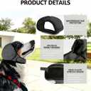 Dog Ear Muffs for Noise Protection - Anti-Anxiety Relief Calming Hoodie, ThunderShirt Alternative for Thunder & Fireworks, Water-Resistant & Warm Winter Dog Headwrap (Small)
