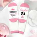 Birthday Gifts for 10 11 12 13 Year Old Girls Fanny Pack Candles Socks Necklaces Greeting Card Present Box