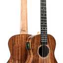 Caramel All Solid Acacia Glossy Baritone Acoustic & Electric Ukulele