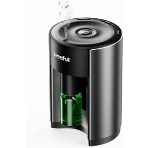 SWEETFULL Waterless Essential Oil Diffuser - USB Aromatherapy Diffuser with 30/60/120 Min Adjustable Timer and 16 Mist Modes, Scent Diffuser for Home Room Office Hotel