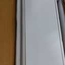 Ekena Millwork 6"W x 8'H Premium Square Non-Tapered Recessed Panel PVC Endura-Craft Column Wrap Kit, Standard Capital & Base