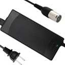 THEPRO 54.6V 2A Battery Charger for 48V Lithium Battery, 3pin XLR Plug, D12mm 3-Prong Inline Connector