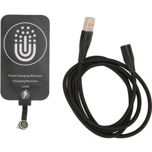120W Type C Magnetic Charging Receiver for Galaxy A51 A20E, 10W Charging Patch Magnetic Dual Purpose Back Sticker.