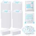 Treela 150 Pcs Sterile Saline Wipes Antiseptic Cleansing Individually Wrapped Travel Wet Wipes Unscented Cleansing Face Eye Wound Aftercare Swabs for Adult Travel Individual Packet