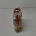 winemana Thanksgiving Table Decorations Resin Turkey with Pumpkin, Hand-Painted Fall Figurine Centerpiece for Home Kitchen Office Harvest Day Decor