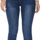 GUNLIRE Women's Fleeced Lined Jeans Winter Skinny Fit High Waisted Thicken Stretch Thermal Warm Pants (6, 3095)