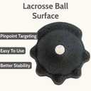 Rollga ACTIVATOR - The Better Massage Ball for Myofascial Release, Trigger Point Therapy, Acupoint & Yoga. Foot Massage, Physical Therapy & Lacrosse Ball in One. 3 Surfaces for Advanced Muscle Release
