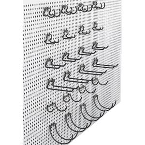 KINOMI 24 Pack Pegboard Hooks Heavy Duty Pegboard Drill Holder Power Tool Holder, Value Set, Large Pegboard Accessories and Hooks for Tools, Power Drills, Art and Craft Supplies etc