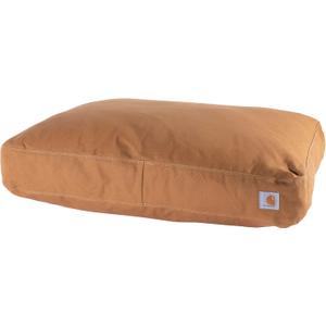 Carhartt Durable Canvas Pet Bed, Water Resistant Firm Duck Dog Bed, Carhartt Brown, Medium