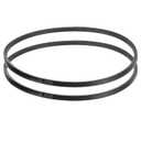 HiPicco 3L320 Belt, Classic Wrapped Rubber 3L Section V-Belt, 32"(813mm) Outside Circumference x 3/8" Width x 7/32" Heigh, Pack of 2
