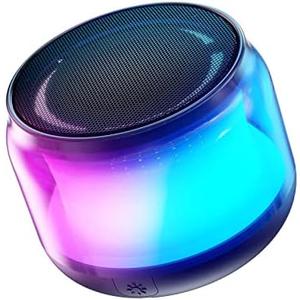 LENRUE Portable Bluetooth Speakers with Colorful Lights, Loud Sound, Small Bluetooth Speaker with Wireless Stereo Pairing, Mini Gifts for Kids, Teen, Girls, Boys, Women