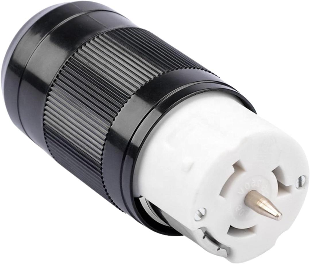 Sintron Generator Connector 50 Amp NEMA SS2-50R, USA/Canada Marine Shore 4-Pin Straight Blade Connector, 3 Pole 4 Wire Grounding 125V/250V, ETL Listed, Twist Locking Connector 50A CS6364 12500 Watts