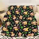 Monkey Blanket, Cute Monkey Gifts, Soft Flannel Animal Blankets, Cozy Lightweight for Bedroom Bed Sofa Decoration for Kids Women Men Room,40"x50"