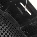 Large Storage Basket, Stackable Open Storage Bin, Black, Pack of 4, F
