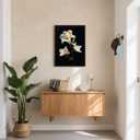 Bathroom Wall Art Prints Canvas Art Wall Decor Framed Vintage Wall Art Decor Pictures for Bathroom 8x10 Inchs Black and White Flowers Wall Art Decorations Botanical Hallway Over Bed Wall Art Decor (HD02)