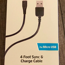 ZGEAR 4 Foot Sync & Charge Cable