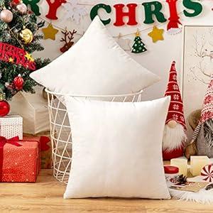 ANRODUO Pack of 2 Velvet Sage Green Throw Pillow Covers 18x18 Inch Decorative Pillow Covers Euro Cushion Case Soft Solid Square Cozy Modern Home Decorations Pillowcase for Sofa Couch Bed Spring Decor